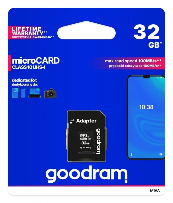 Pamäťová karta Goodram MicroSD 32GB