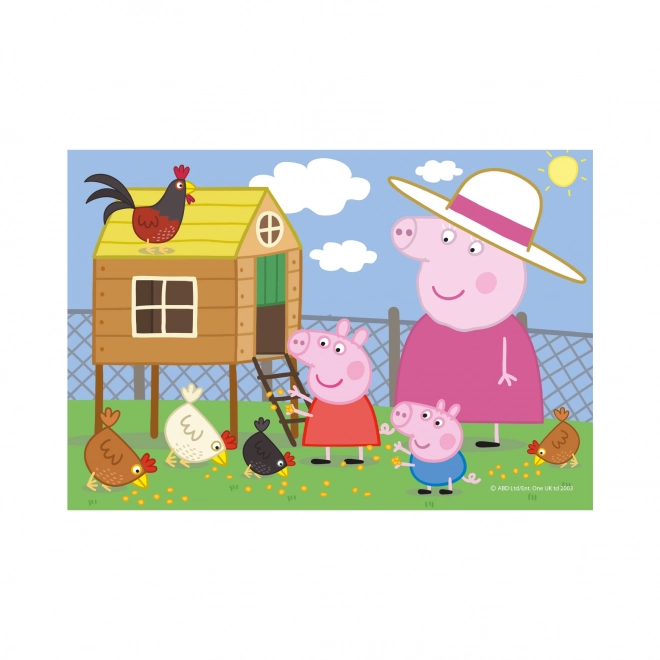 Peppa Pig Slepičky puzzle 24 dielkov