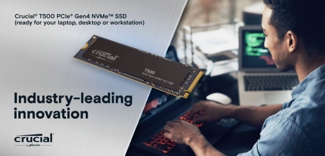 Crucial T500 500GB NVMe PCIe 4.0 SSD