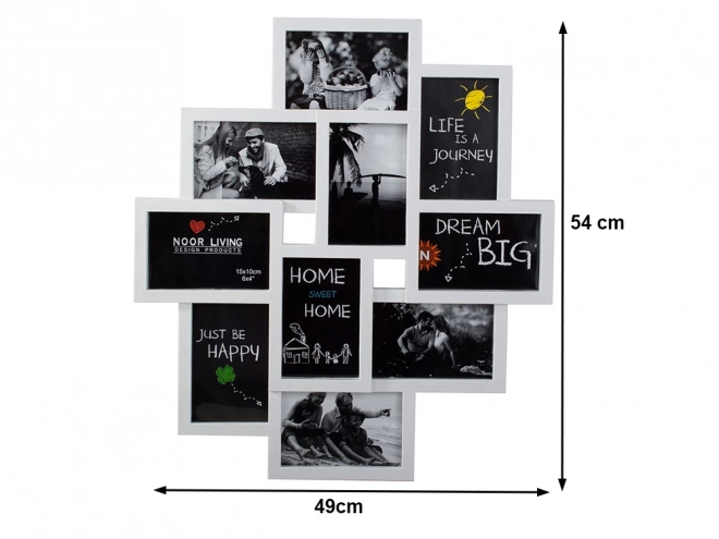 3D Rámik na fotky multi rámik pre 10 fotografií