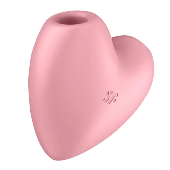 Masážny prístroj na klitoris Cutie Heart červený Satisfyer