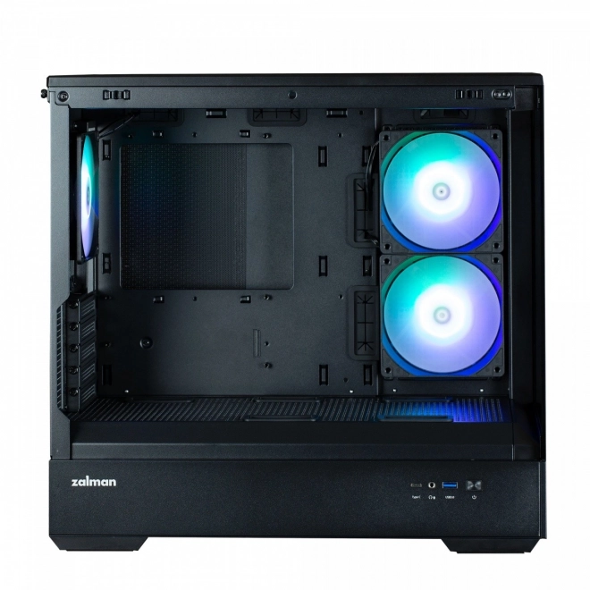 Elegantná herná skriňa MicroATX s RGB osvetlením