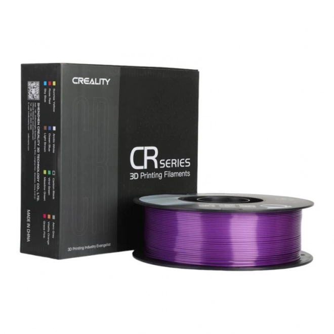 Filament CR-Silk PLA fialový od Creality