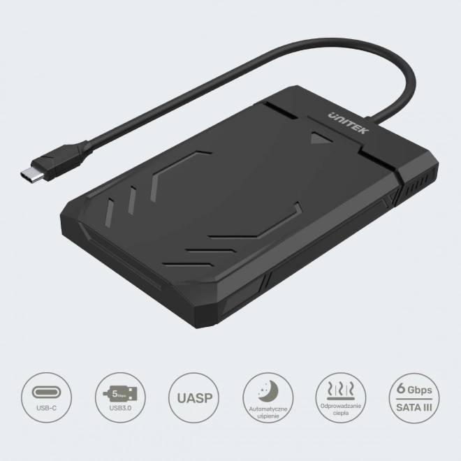 USB-C puzdro na HDD/SSD Unitek