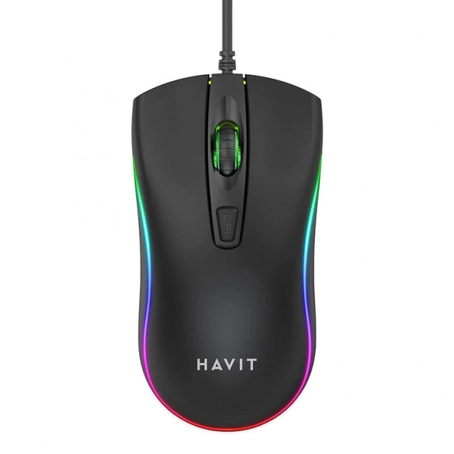 Herná myš Havit RGB