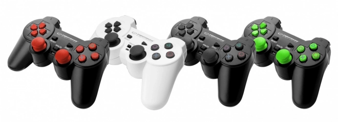 Gamepad pre PS3/PC USB čierno-zelený