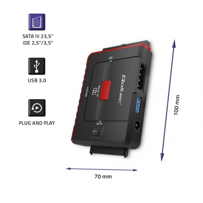 Adaptér USB 3.0 na IDE a SATA III