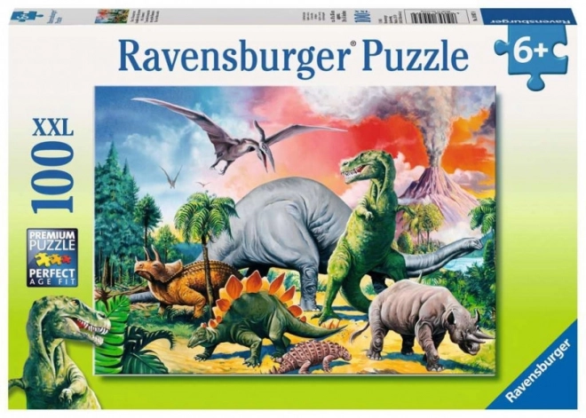 Ravensburger Puzzle Medzi Dinosaurami XXL, 100 dielikov