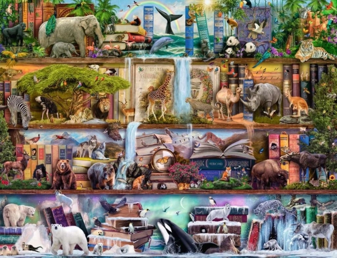 Puzzle Ravensburger Kráľovstvo divokých zvierat 2000 dielikov