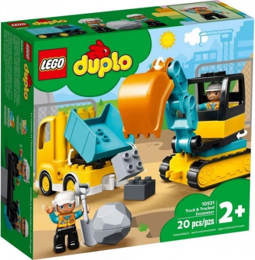 LEGO DUPLO nákladné auto a pásový bager