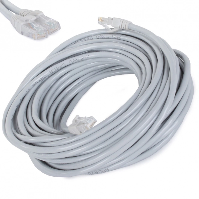 Kabel sieťový RJ45 Patchcord Cat6 Ethernet UTP 15 metrov