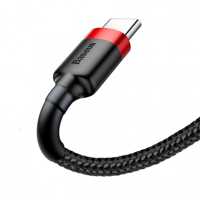 Baseus Cafule USB-C kábel 2A 3m čierno-červený