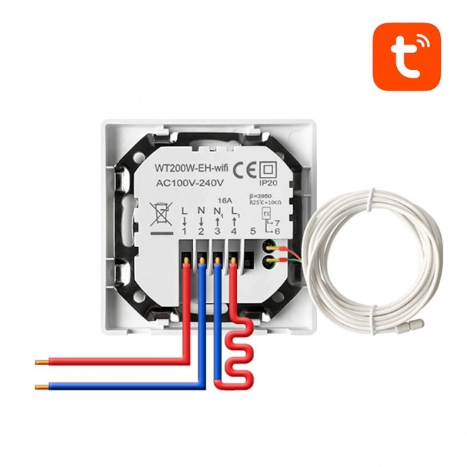 Chytrý termostat Avatto pre elektrické vykurovanie