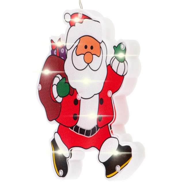 Lampky LED Vianočná ozdoba Santa Claus s darčekmi