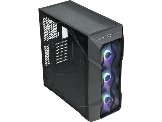 Skriňa MasterBox TD500 V2 Mesh s oknom ARGB čierna