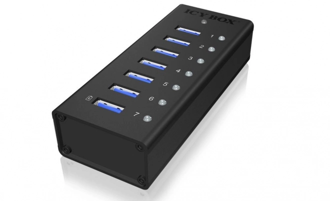 Icy Box aktívny 7-portový USB rozbočovač