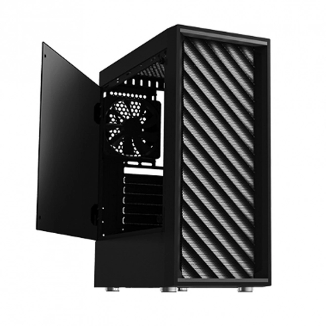 Počítačová skriňa T7 ATX Mid Tower s akrylovým bočným panelom