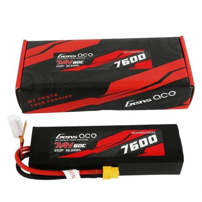 Gens Ace Akumulátor 7600mAh 7.4V 60C s konektorom XT60