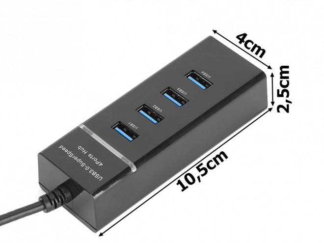 USB hub rozširovač portov 4 USB 3.0