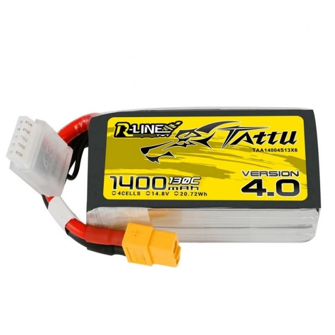 Akumulátor LiPo Tattu R-Line 1400mAh 14.8V 130C