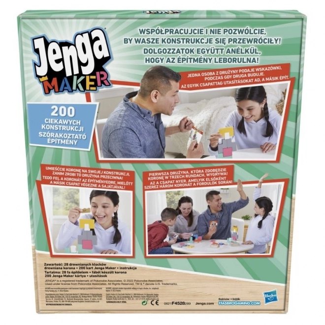 Stavebná hra Jenga Maker od Hasbro