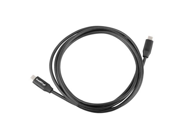 Kábel USB-C 2.0, 1.8m, čierny