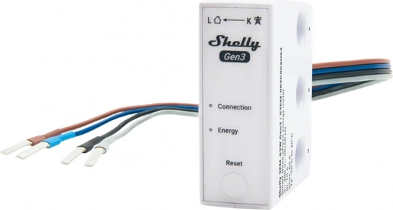 Merací prístroj energetickej spotreby Shelly 3EM Gen3 WiFi