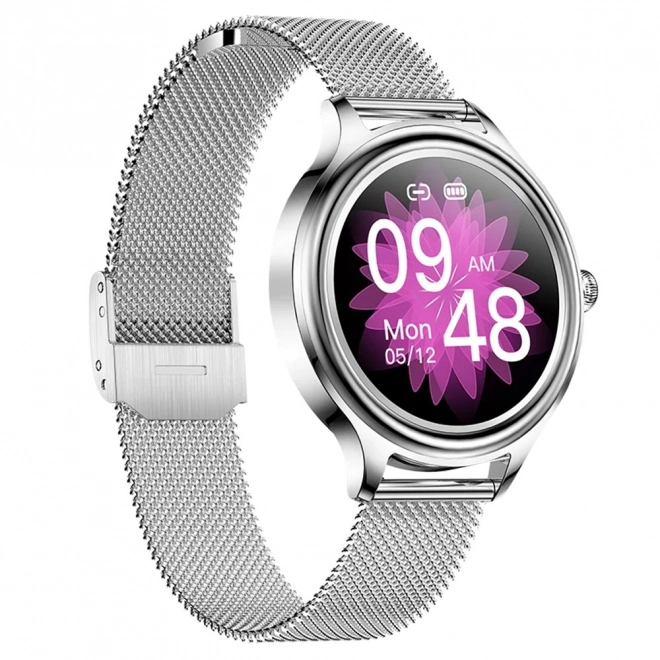 Elegantný dámsky smartwatch Kumi K3 s meraním tepu
