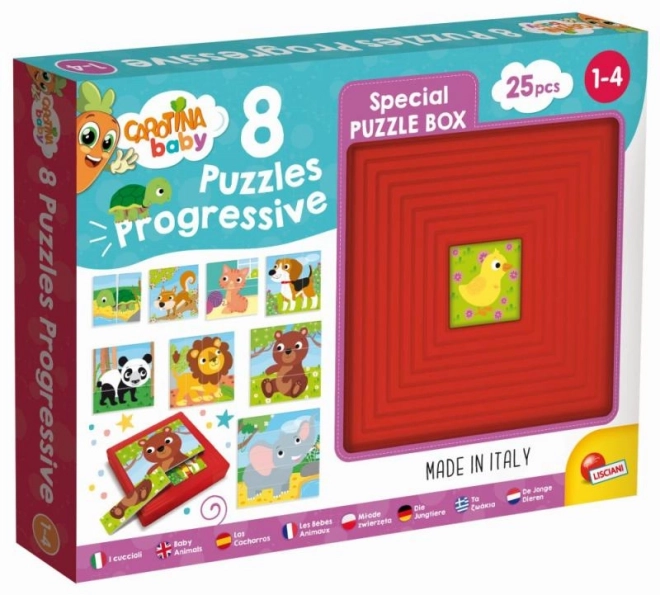 Carotina Baby Puzzle Zvieratká