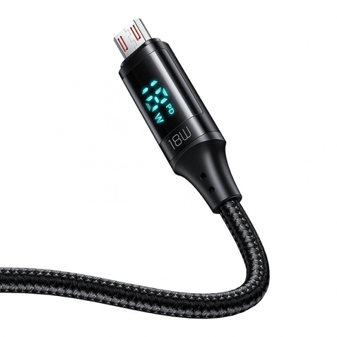 Kábel Mcdodo USB na Micro USB 3A 1,2 m čierny