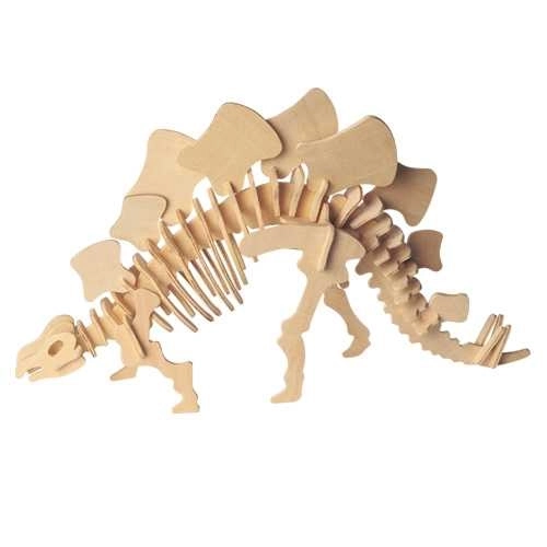 Drevené 3D puzzle Stegosaurus