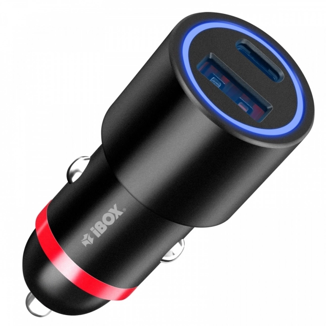 Rýchlonabíjačka do auta IBOX 48W s portmi A+C