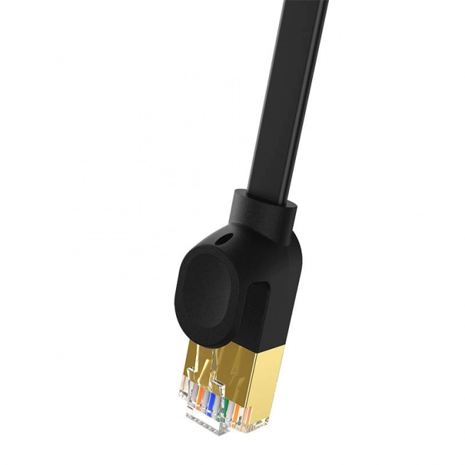 Baseus Cat 7 UTP Ethernet kábel RJ45 plochý 1,5 m čierny