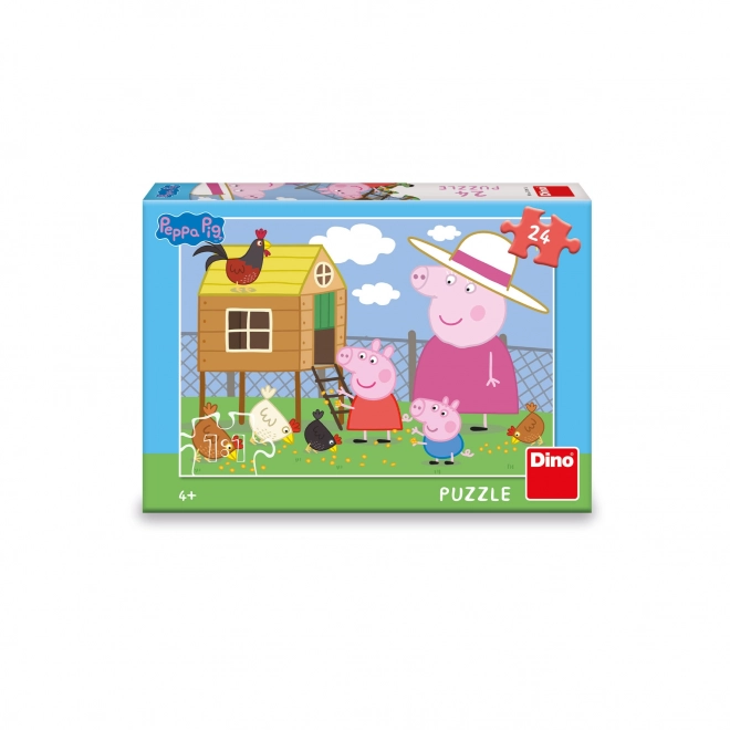 Peppa Pig Slepičky puzzle 24 dielkov