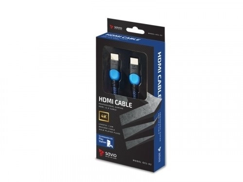 HDMI kábel 2.0 modrý-čierny 1,8m