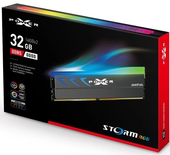 Pamäť DDR5 XPOWER Storm RGB 32GB/6000 2x16GB šedá