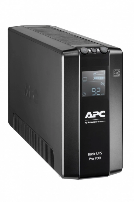 Záložný zdroj APC Back-UPS Pro 900 VA s AVR a LCD, 6× C13