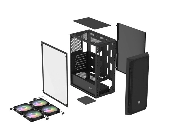 Počítačová skrinka Fury Shobo RGB