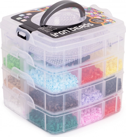 Praktický organizér so stohovateľnými priehradkami