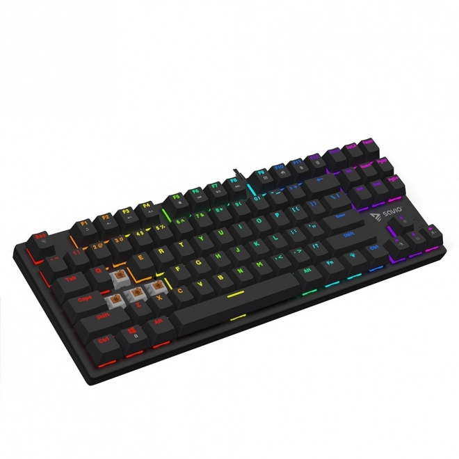 Mechanická klávesnica Savio Tempest X2 RGB Outemu Brown