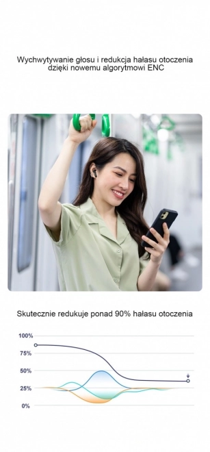 Bezdrôtové slúchadlá Bluetooth 5.3 so základňou T68 TWS čierne