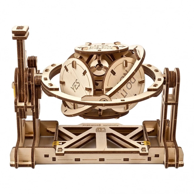 Ugears 3D drevené mechanické puzzle STEM náhodný generátor