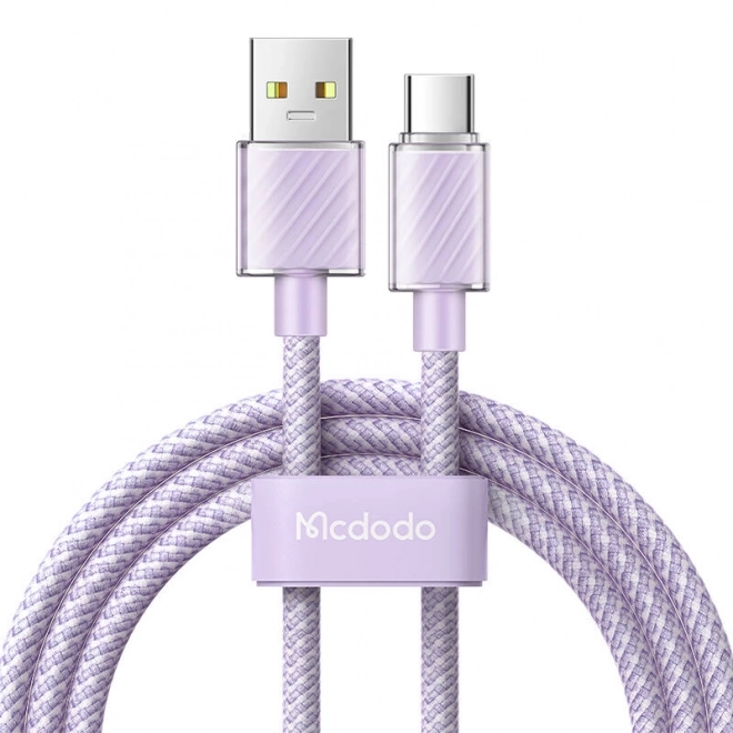 Kábel USB-A na Lightning McDodo 1,2 m fialový