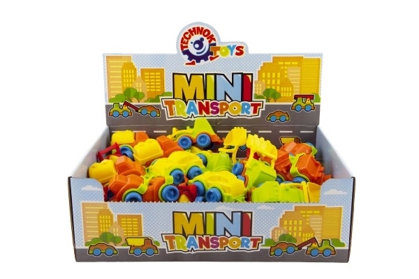 Plastové mini dopravné prostriedky 10-12cm