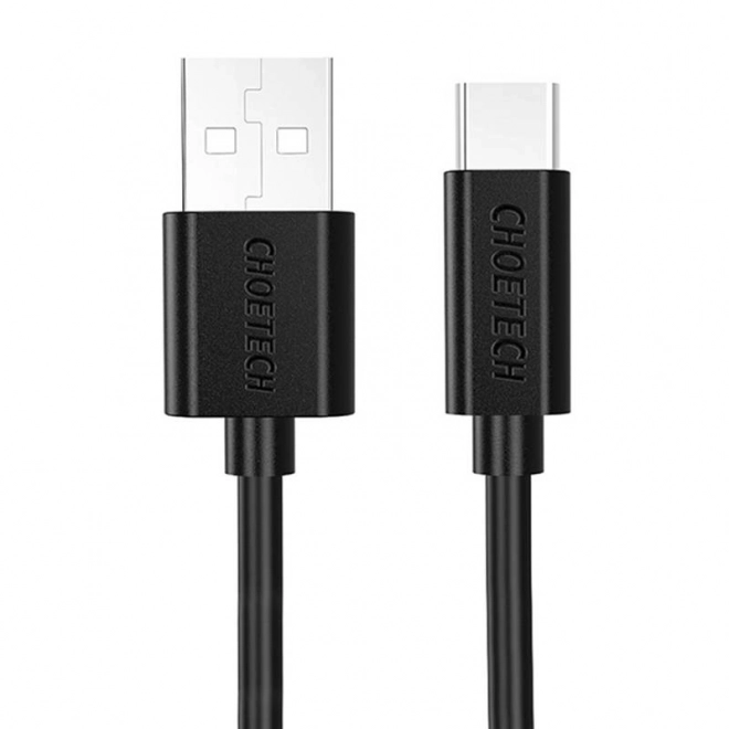 USB na USB-C kábel Choetech 1 m čierny