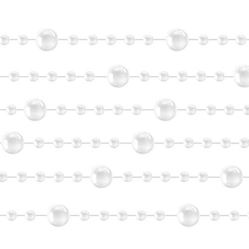 Vianočná girlanda perlová 5m