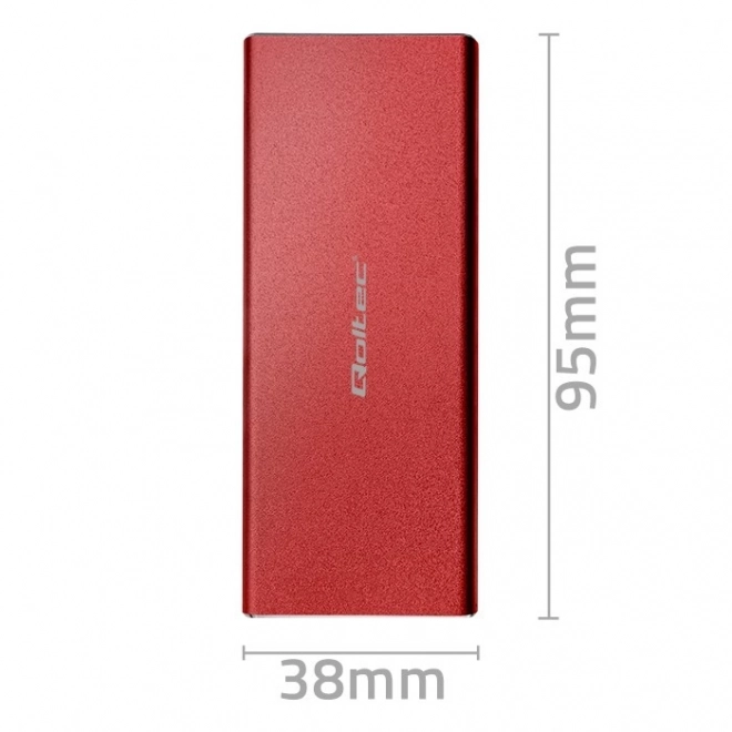 Červený USB 3.0 kryt pre disk M.2 SSD SATA NGFF
