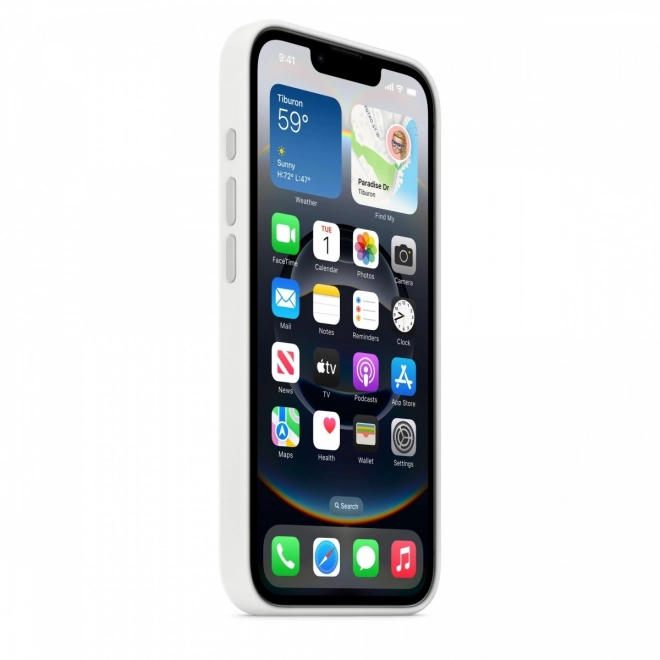 Silikónové puzdro pre iPhone - biele