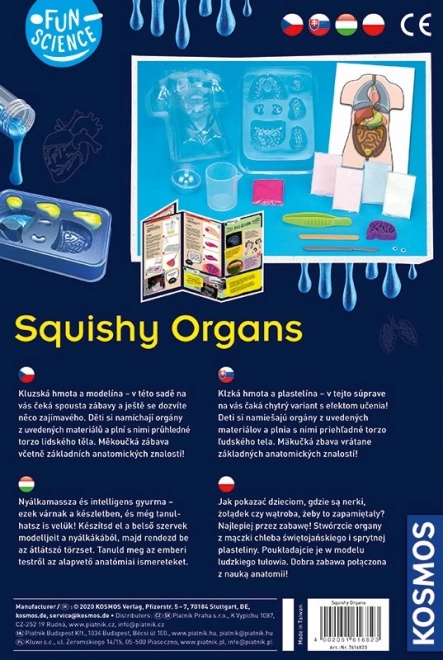 Zábavný vedecký set – Squishy Orgány