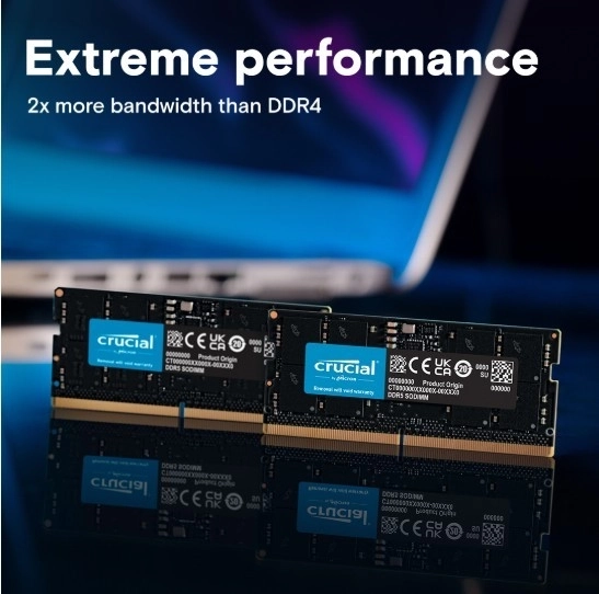 Pamäť DDR5 SODIMM 16GB 5600MHz Crucial